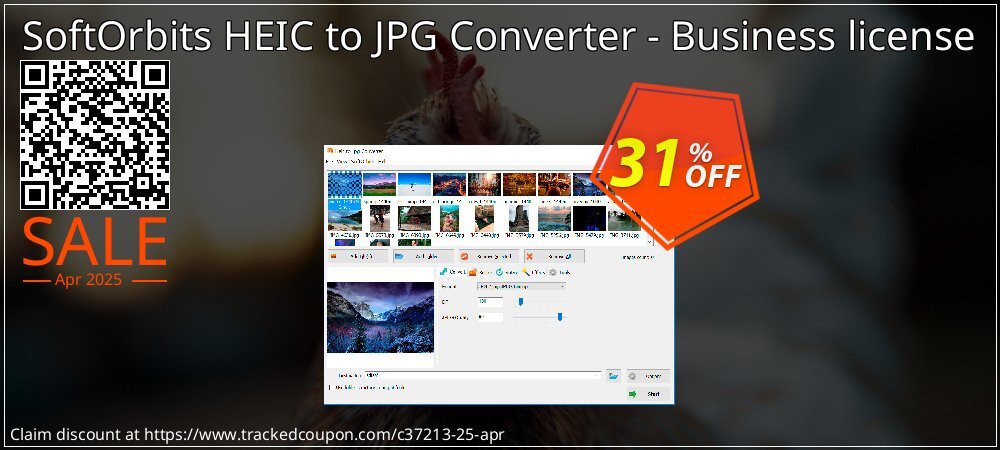 SoftOrbits HEIC to JPG Converter - Business license coupon on National Walking Day discounts