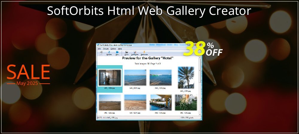 SoftOrbits Html Web Gallery Creator coupon on Easter Day super sale