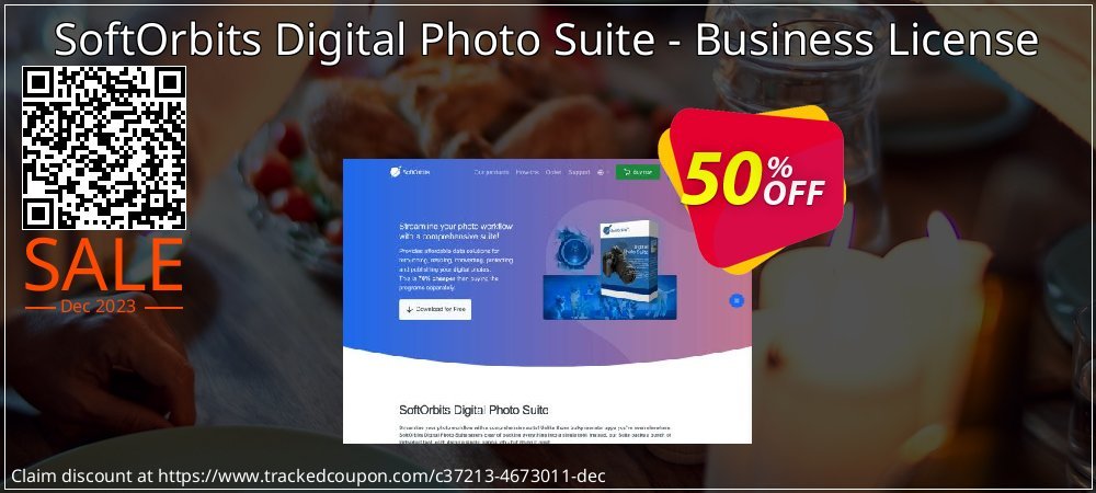 SoftOrbits Digital Photo Suite - Business License coupon on World Party Day offering discount