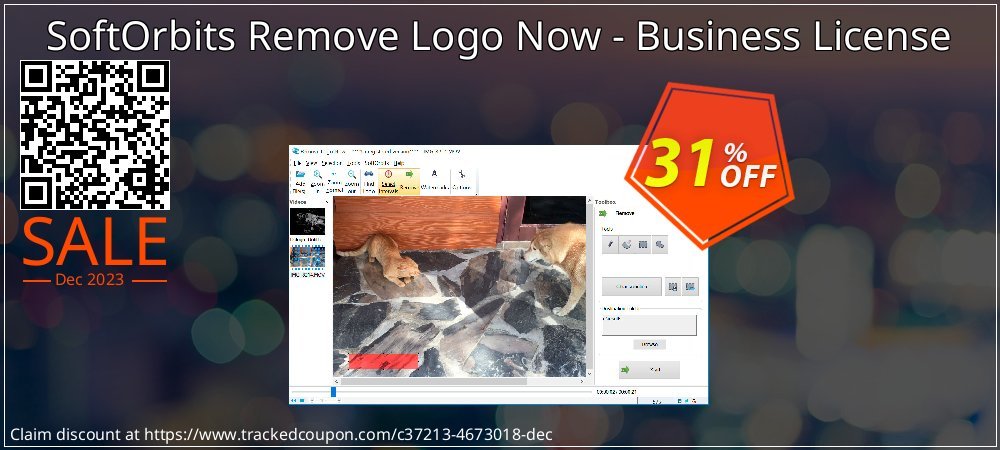 SoftOrbits Remove Logo Now - Business License coupon on Virtual Vacation Day deals