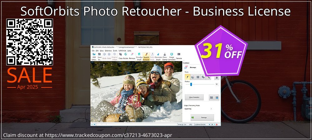 SoftOrbits Photo Retoucher - Business License coupon on Easter Day discounts