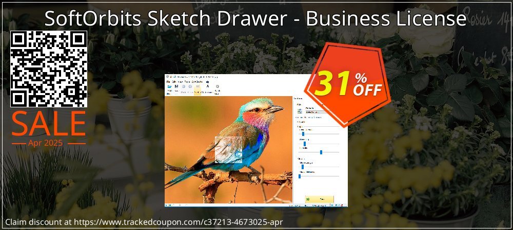 SoftOrbits Sketch Drawer - Business License coupon on Mother's Day deals