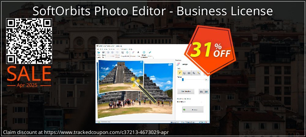 SoftOrbits Photo Editor - Business License coupon on World Password Day offering sales