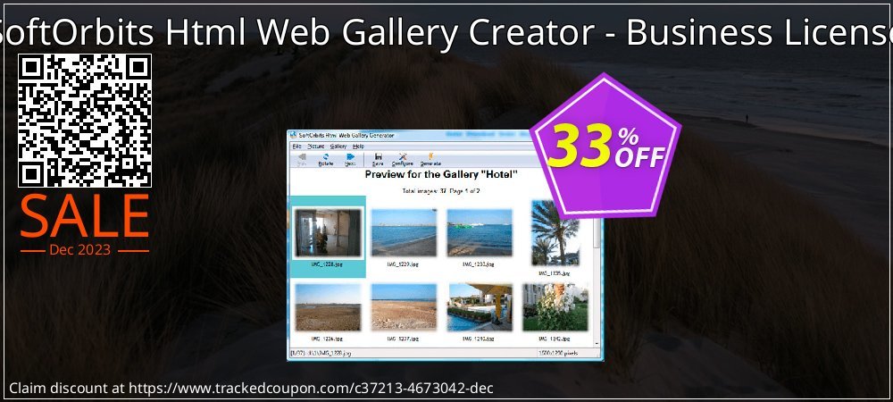 SoftOrbits Html Web Gallery Creator - Business License coupon on Working Day sales