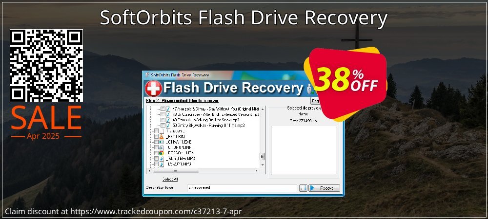 SoftOrbits Flash Drive Recovery coupon on April Fools' Day discounts