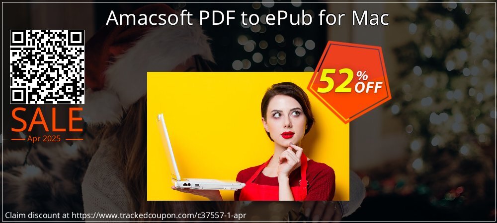 Amacsoft PDF to ePub for Mac coupon on World Party Day discount