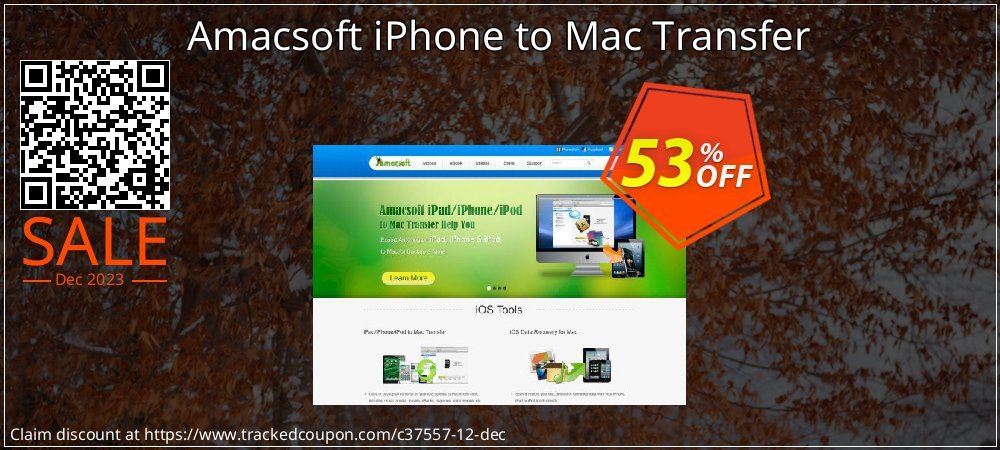 Amacsoft iPhone to Mac Transfer coupon on April Fools' Day offering sales