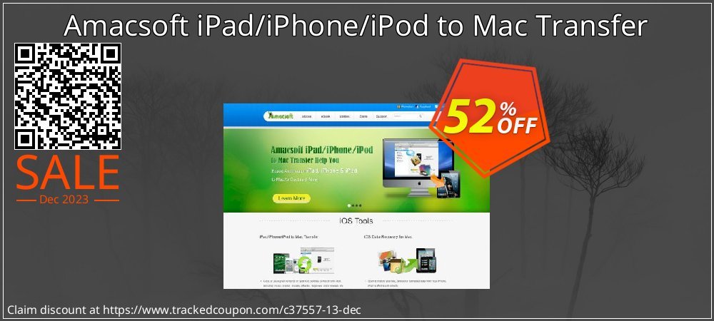 Amacsoft iPad/iPhone/iPod to Mac Transfer coupon on Virtual Vacation Day offering sales
