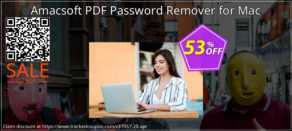 Amacsoft PDF Password Remover for Mac coupon on National Walking Day offering discount