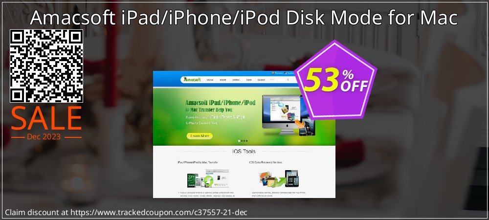 Amacsoft iPad/iPhone/iPod Disk Mode for Mac coupon on National Loyalty Day super sale