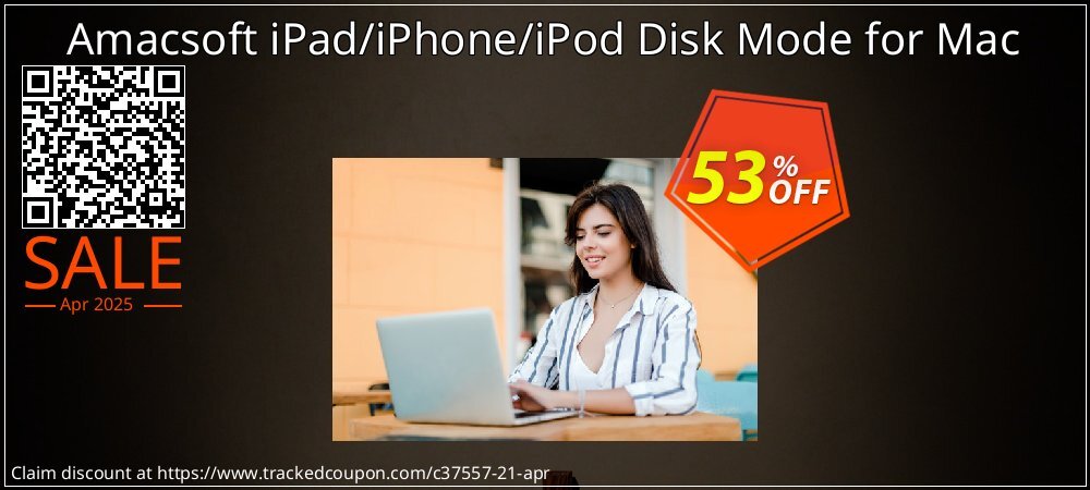 Amacsoft iPad/iPhone/iPod Disk Mode for Mac coupon on World Party Day offering sales