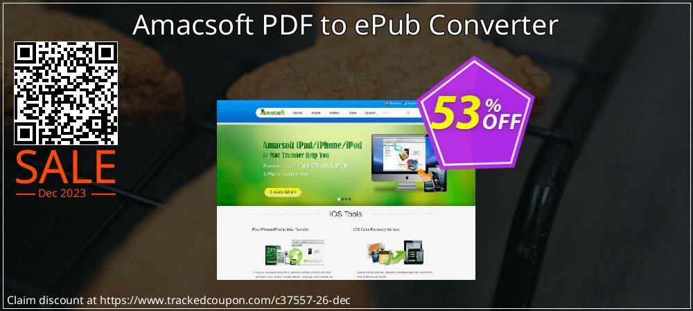 Amacsoft PDF to ePub Converter coupon on World Party Day deals