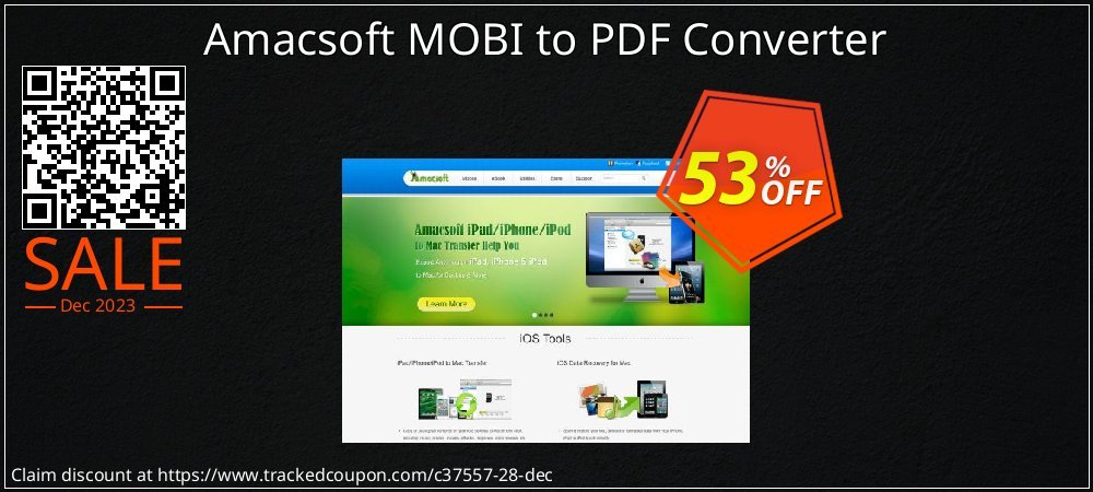 Amacsoft MOBI to PDF Converter coupon on Easter Day discount