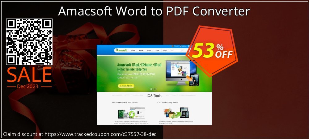 Amacsoft Word to PDF Converter coupon on Easter Day offering discount
