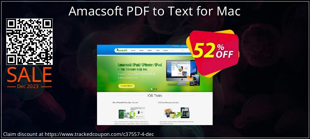 Amacsoft PDF to Text for Mac coupon on Tell a Lie Day super sale