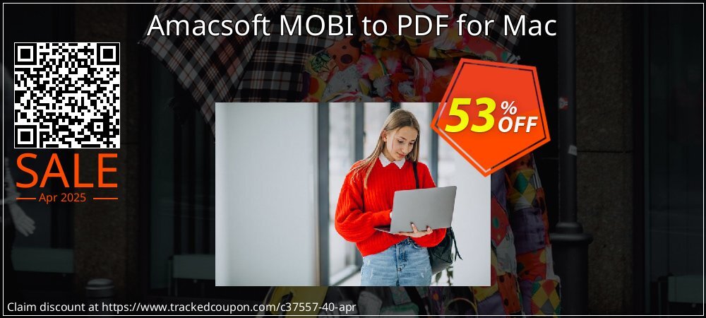 Amacsoft MOBI to PDF for Mac coupon on National Walking Day super sale