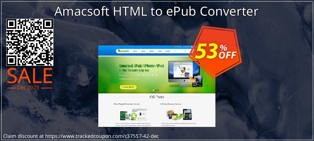 Amacsoft HTML to ePub Converter coupon on April Fools' Day promotions