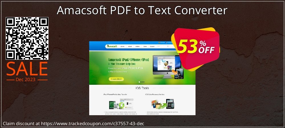 Amacsoft PDF to Text Converter coupon on Constitution Memorial Day deals