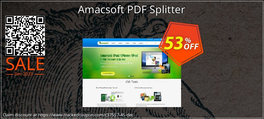 Amacsoft PDF Splitter coupon on National Walking Day offer