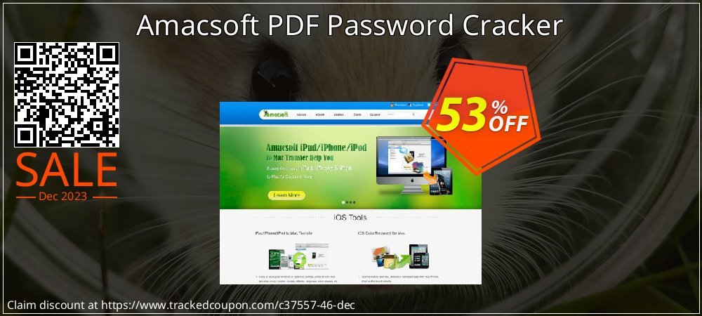 Amacsoft PDF Password Cracker coupon on World Party Day discount