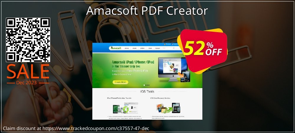 Amacsoft PDF Creator coupon on American Football Day offer