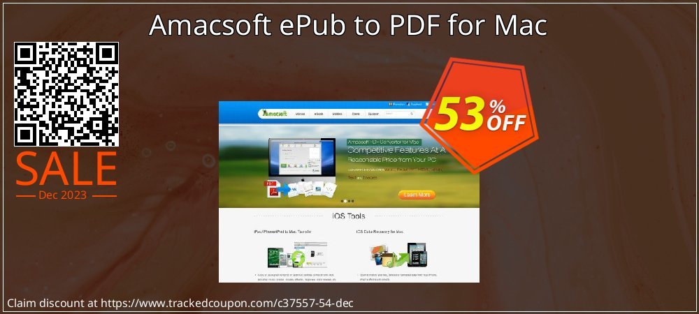 Amacsoft ePub to PDF for Mac coupon on World Password Day discount