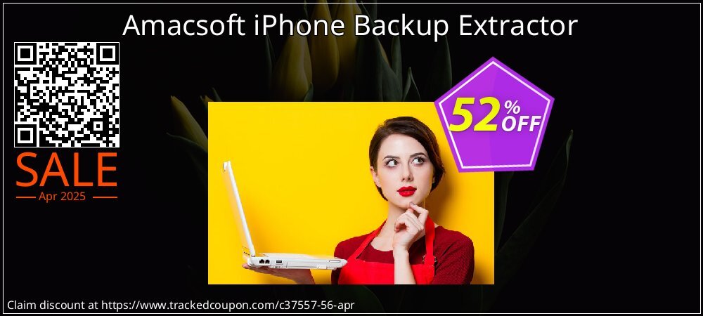 Amacsoft iPhone Backup Extractor coupon on National Loyalty Day offering sales