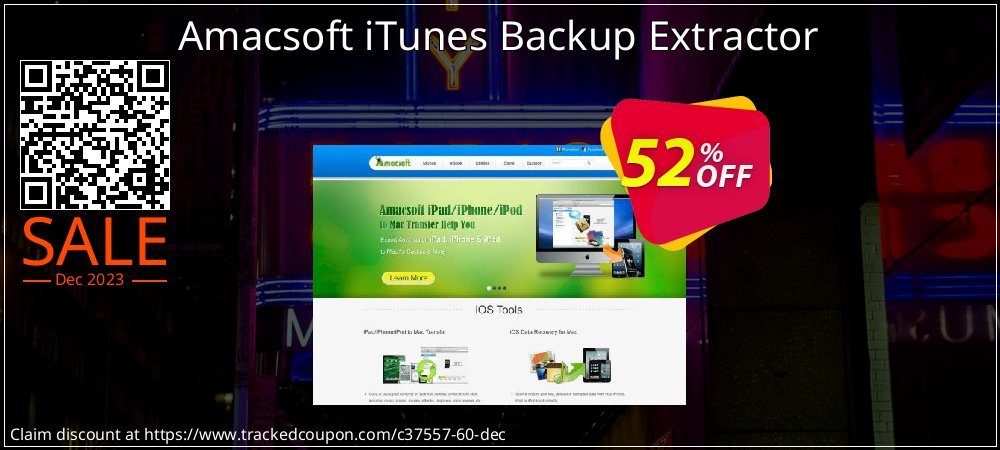 Amacsoft iTunes Backup Extractor coupon on Mother Day sales