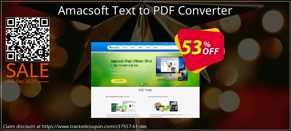 Amacsoft Text to PDF Converter coupon on World Party Day sales