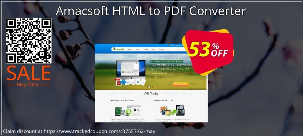 Amacsoft HTML to PDF Converter coupon on April Fools' Day deals