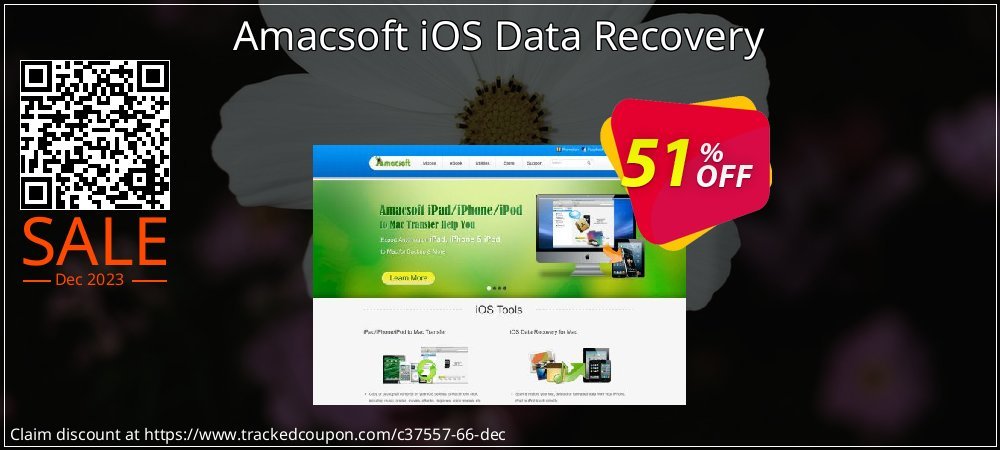 Amacsoft iOS Data Recovery coupon on World Party Day offering sales