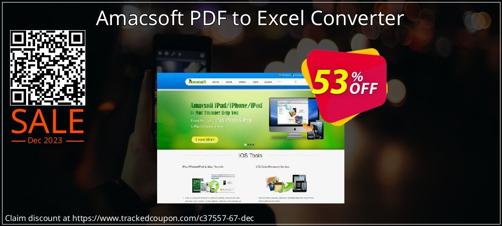 Amacsoft PDF to Excel Converter coupon on April Fools' Day super sale