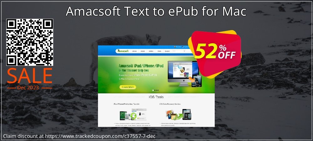 Amacsoft Text to ePub for Mac coupon on Working Day deals