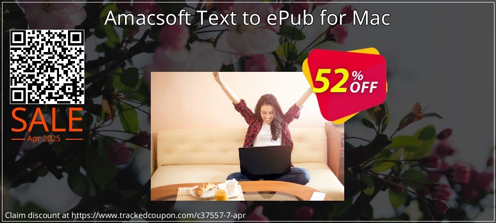 Amacsoft Text to ePub for Mac coupon on April Fools' Day sales