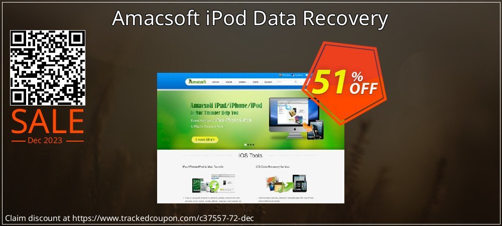 Amacsoft iPod Data Recovery coupon on April Fools' Day offer