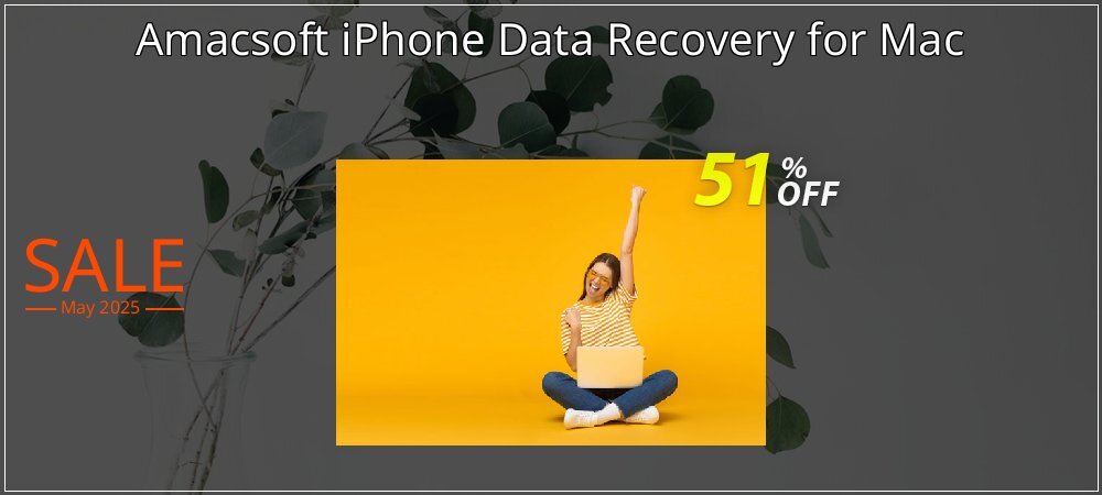 Amacsoft iPhone Data Recovery for Mac coupon on World Party Day super sale