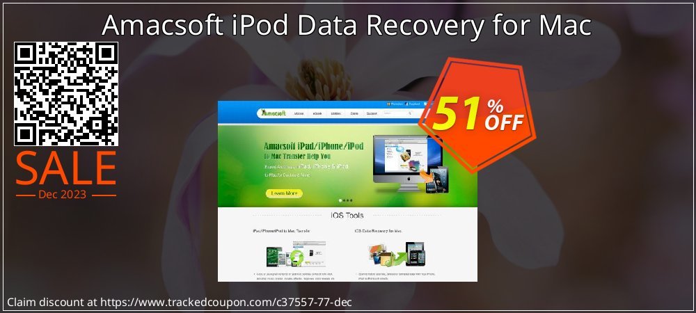 Amacsoft iPod Data Recovery for Mac coupon on April Fools' Day discounts