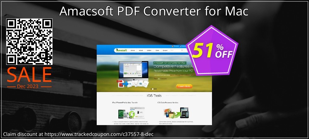 Amacsoft PDF Converter for Mac coupon on Easter Day deals