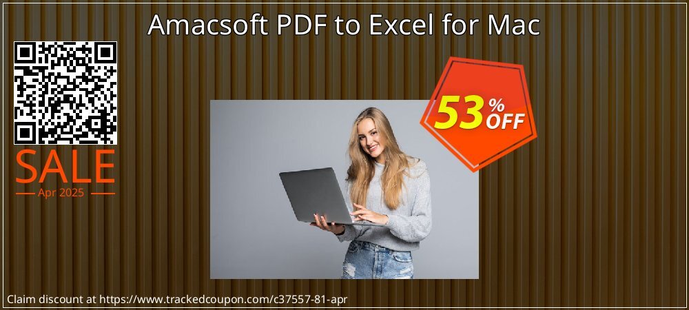 Amacsoft PDF to Excel for Mac coupon on World Party Day offer