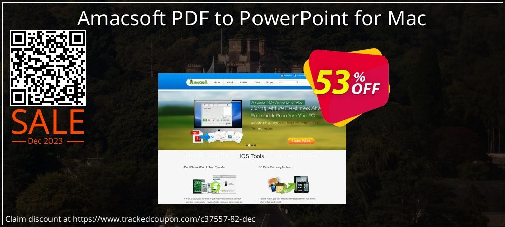 Amacsoft PDF to PowerPoint for Mac coupon on April Fools' Day discount