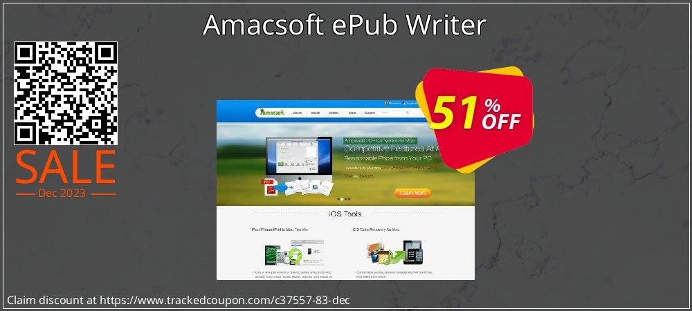 Amacsoft ePub Writer coupon on Constitution Memorial Day offering sales