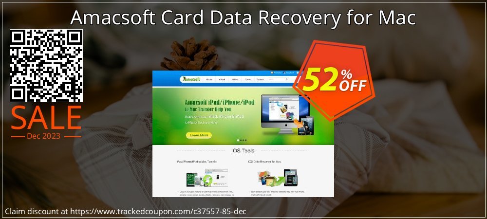 Amacsoft Card Data Recovery for Mac coupon on National Walking Day super sale