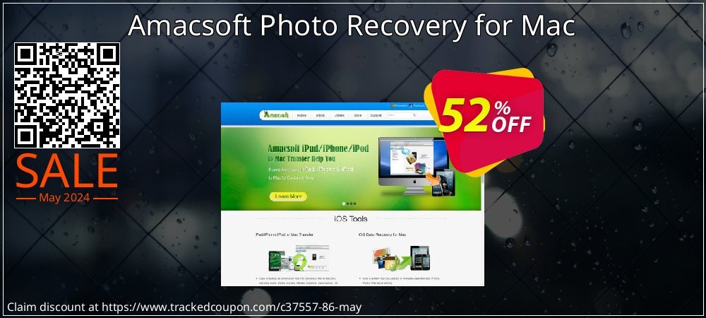 Amacsoft Photo Recovery for Mac coupon on World Whisky Day promotions