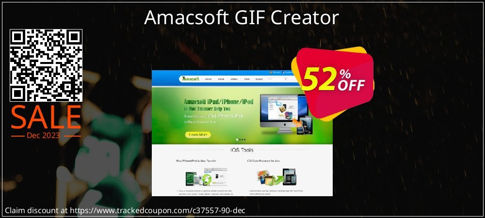 Amacsoft GIF Creator coupon on National Walking Day offer