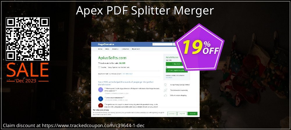 Apex PDF Splitter Merger coupon on Palm Sunday deals