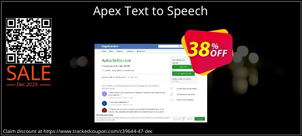 Apex Text to Speech coupon on April Fools' Day discount