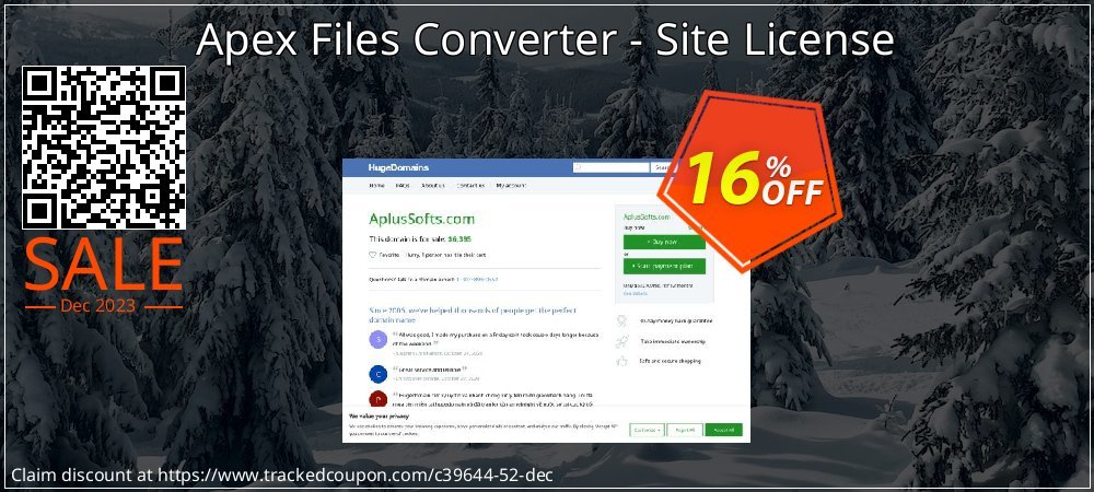 Apex Files Converter - Site License coupon on New Year's eve discounts