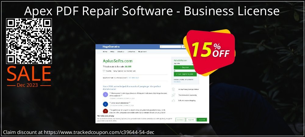 Apex PDF Repair Software - Business License coupon on World Password Day offer