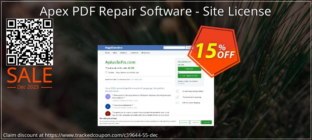 Apex PDF Repair Software - Site License coupon on Christmas deals