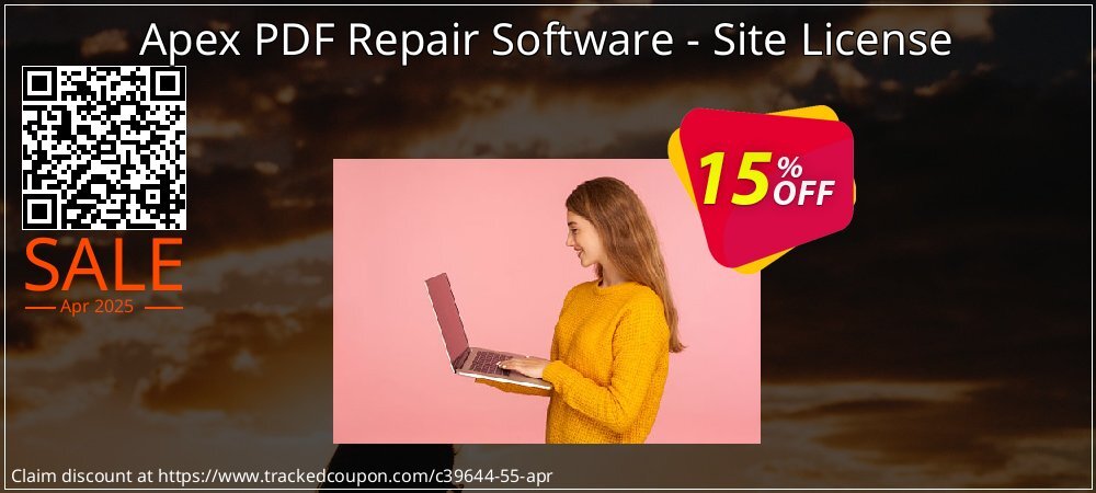 Apex PDF Repair Software - Site License coupon on National Walking Day offer